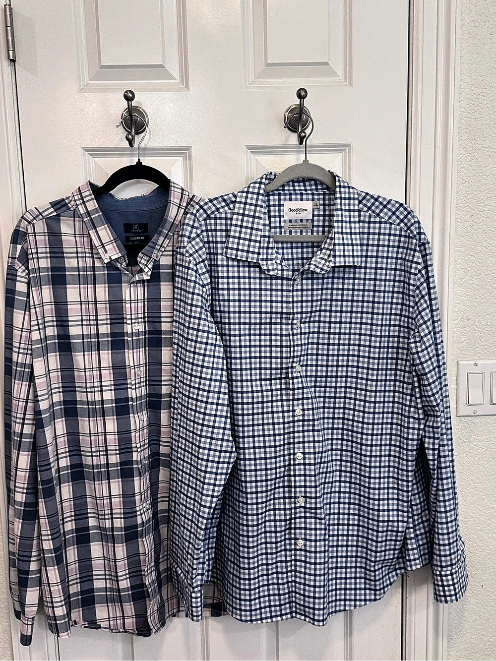 Plaid Button Down Cotton 3XL Like New